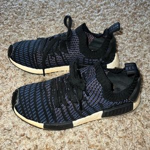 Adidas NMD Purple Blue Knit Sneakers Running Shoes Womens 9